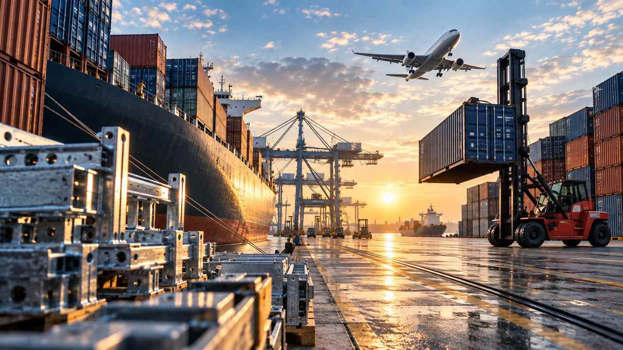 Industrial products, warehouse and international logistics